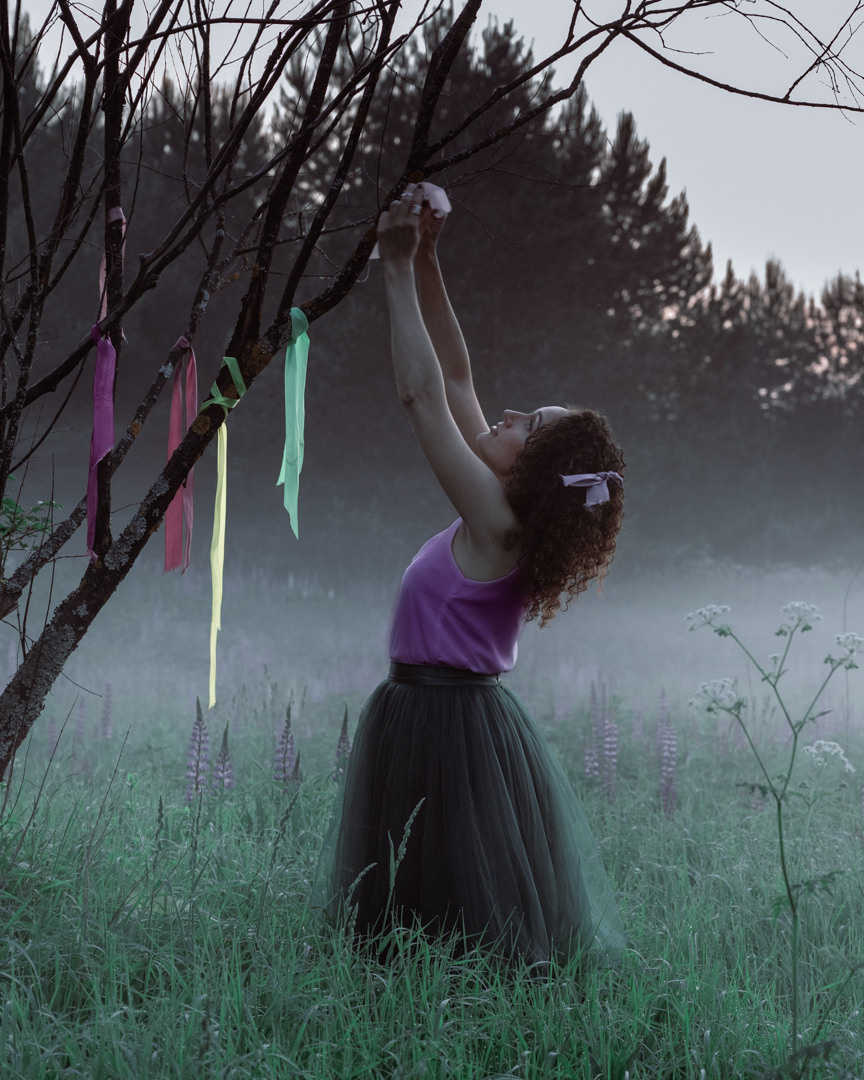 Фотосессия в люпинах. Фотограф в Белграде Чугреева Елена