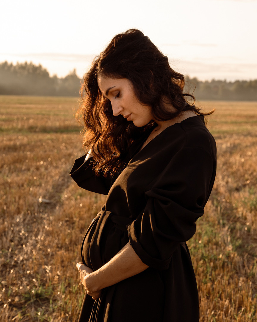 Сьемка на закате в поле. Фотограф в Белграде Чугреева Елена