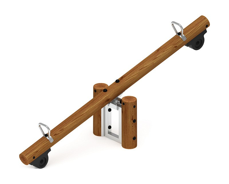 Качалка-балансир (Лиственница темный) ИО 21.Р.01.01-Л.И1.01 Габариты (ШхДхВ): 3000х740х940 Зона безопасности, мм: 5000х2740