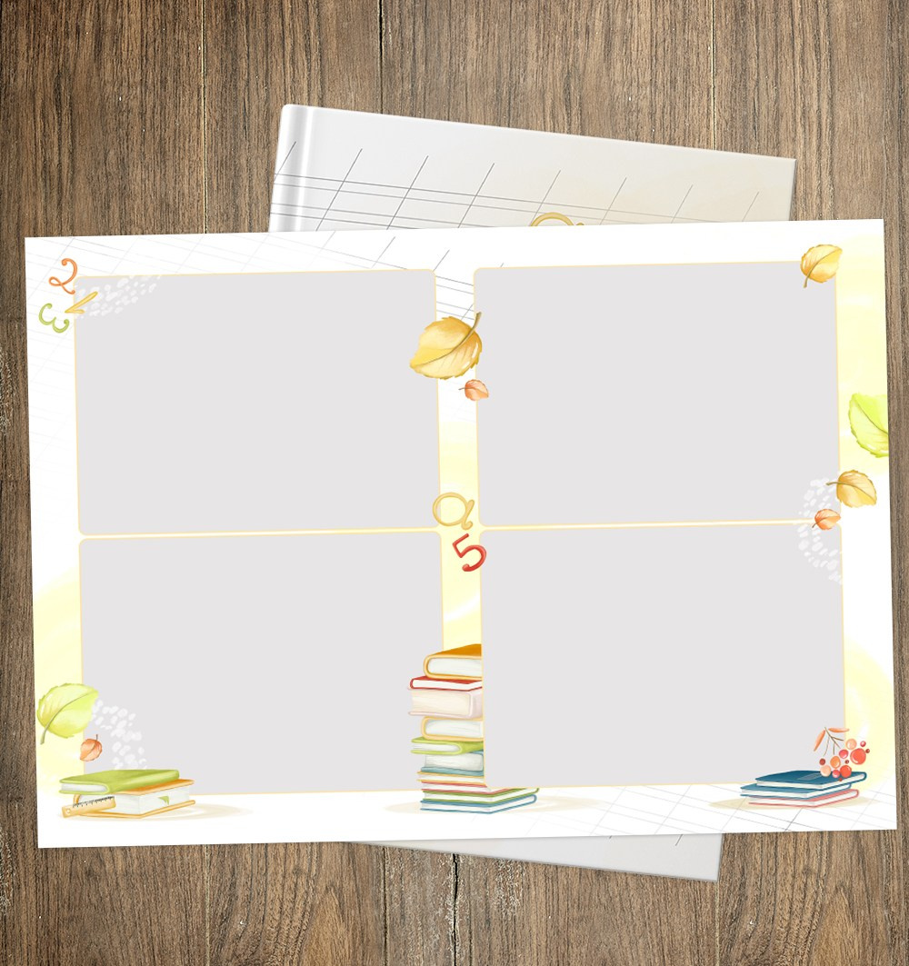 Фотокнига для 1 класса, дизайн «Добро пожаловать». Medlori fotobook Выпускные альбомы в Липецке Лариса Медведева