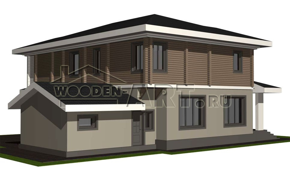 «Булгаково» 319 кв. м. Проекты деревянных домов