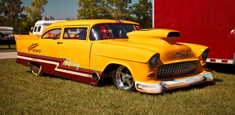 DrugRacing на автомобилях выпущенных до 1975 г. США, Флорида, 2010. Фотограф Василий Буланов