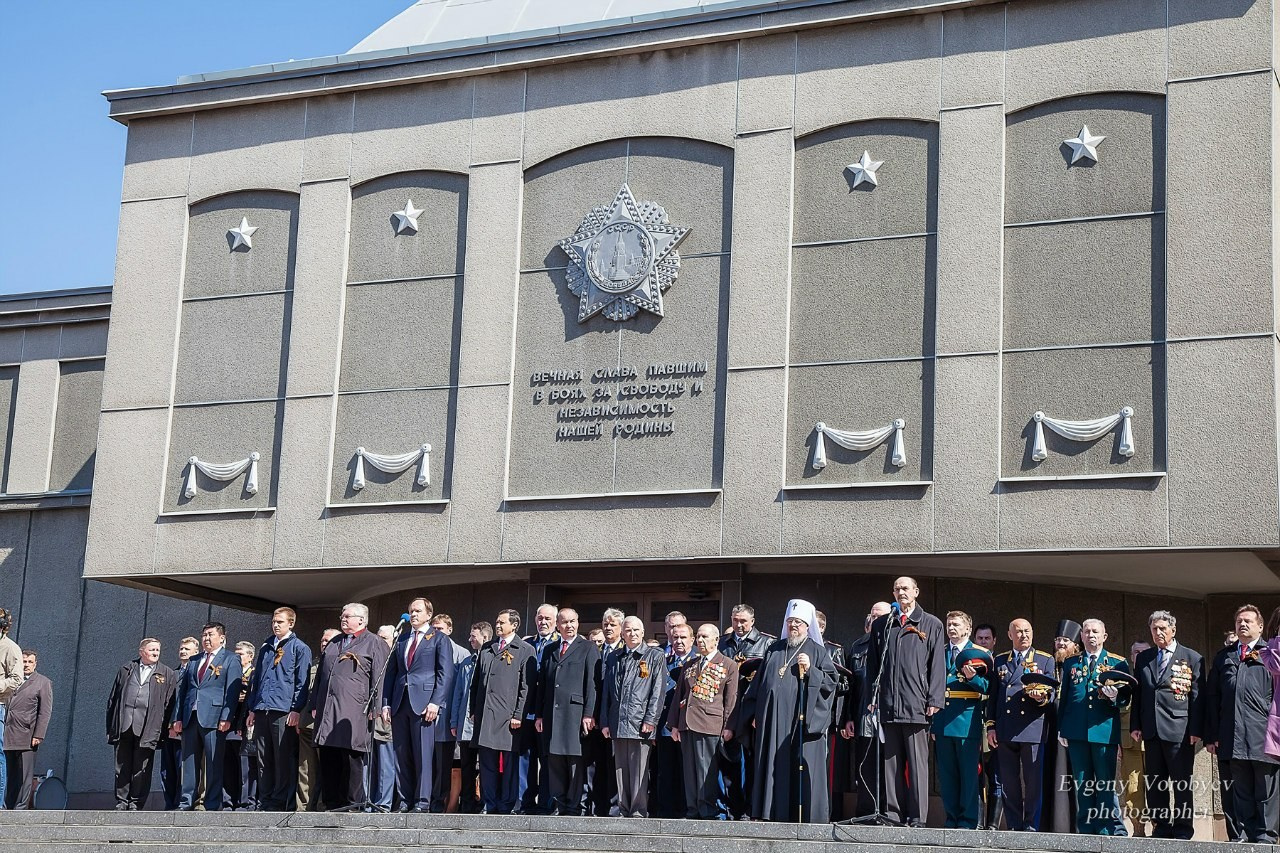 Празднование Дня победы 9 мая в Красноярске