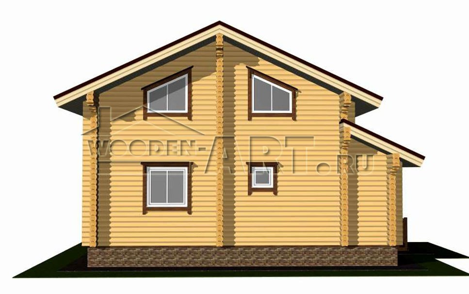 «Павшино» 179 кв. м. Проекты деревянных домов