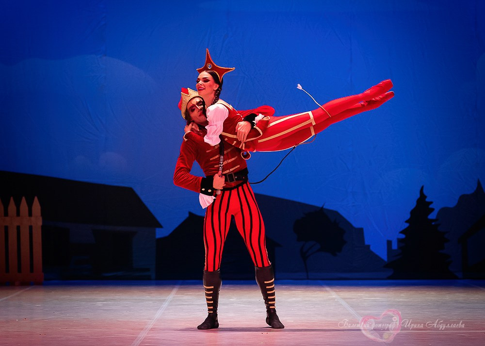 Премьера балета «Шут» — Прима балерина Кремлёвского балета Е.Первушина, Премьер Большого Театра Игорь Цвирко