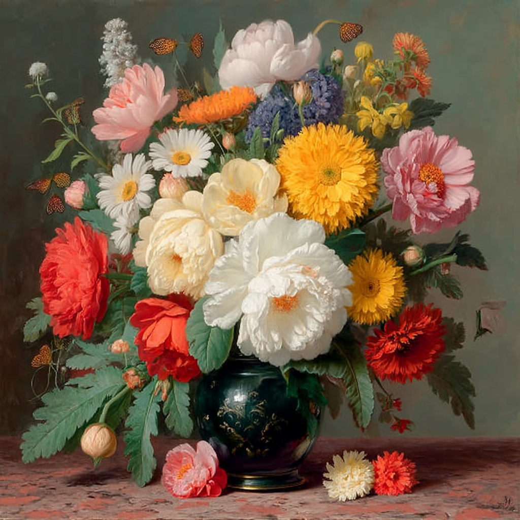 ЦВЕТЫ. Художник Дмитрий Рыжиков