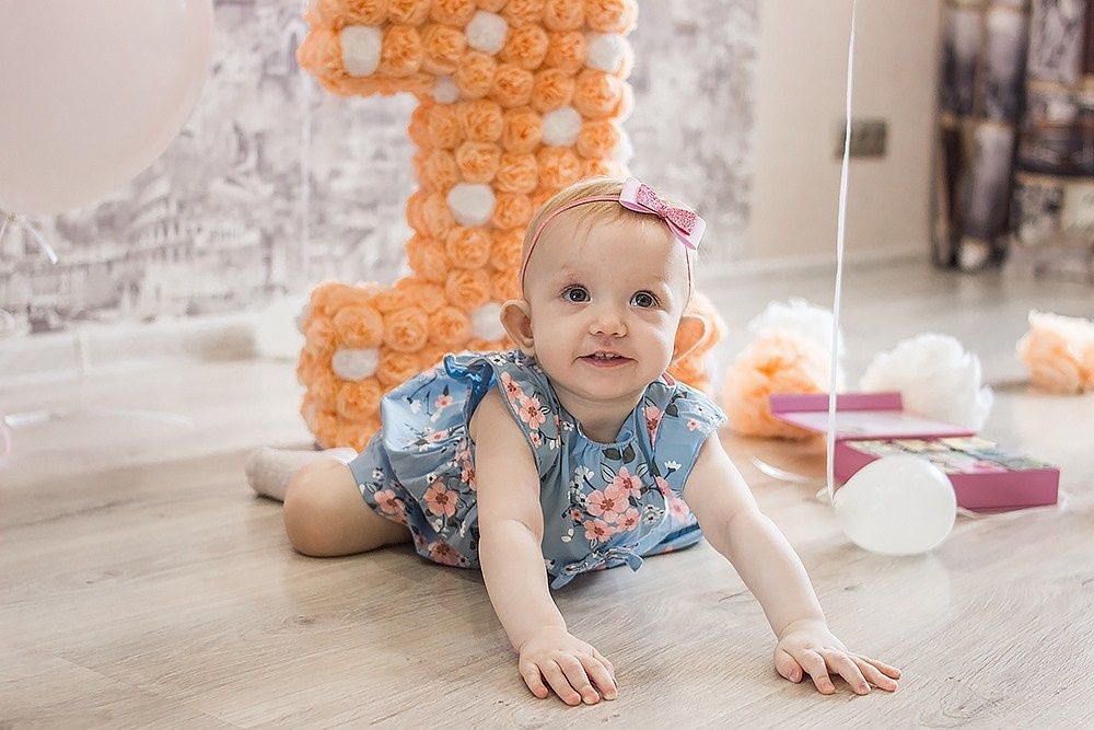 1 годик Евы дома. Детский и семейный фотограф, фотограф мероприятий Нижний Новгород