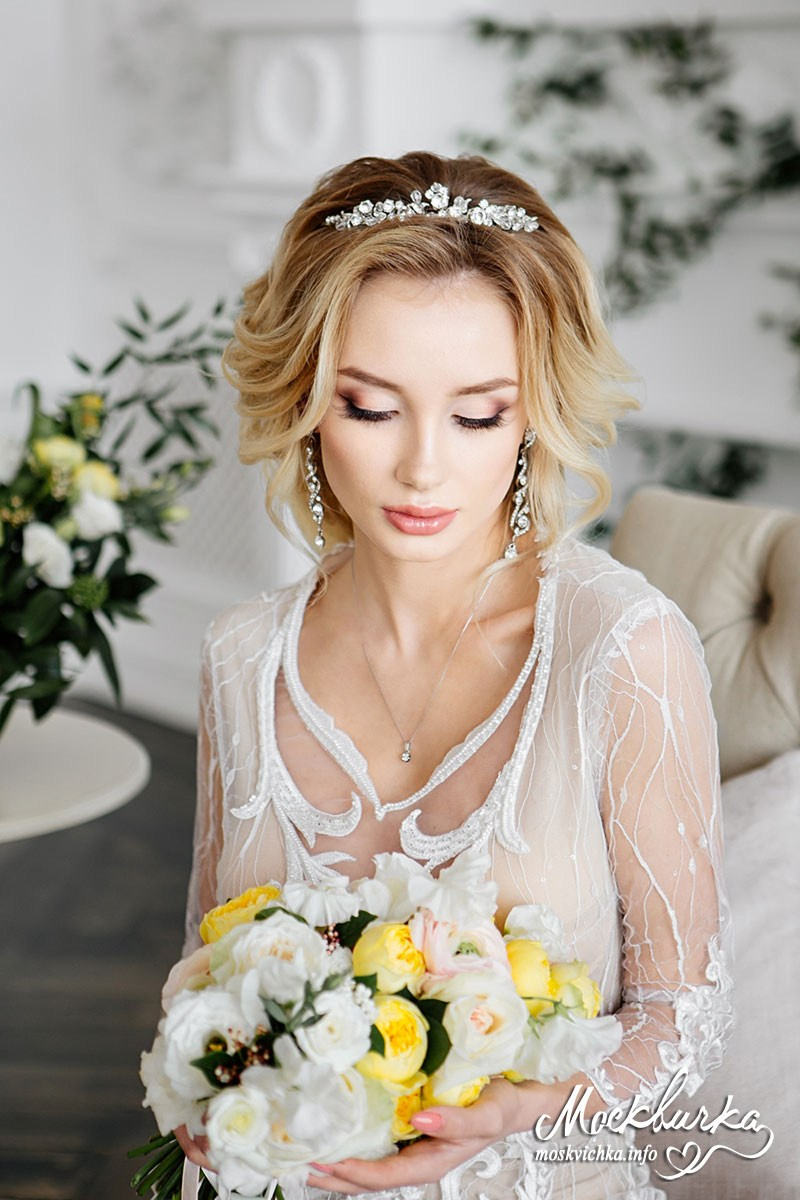 Свадебные образы. Прически и макияж на свадьбу, фотосессию, корпоратив от стилиста Кандаловой Елены в Москве, Домодедово