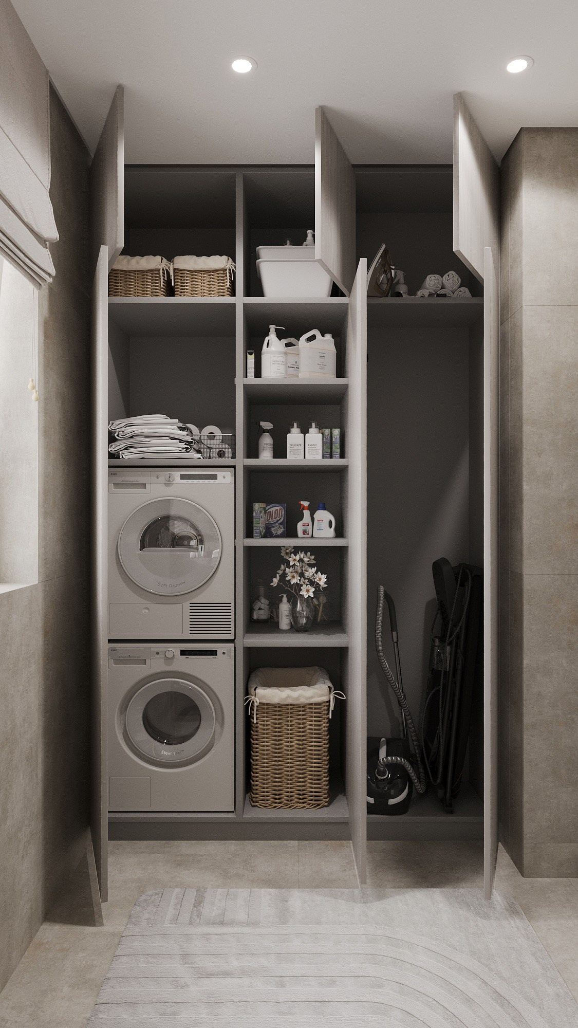 Второй этаж 2-х этажного дома. Интерьерный 3Д Визуализатор Маргарита Оберемко