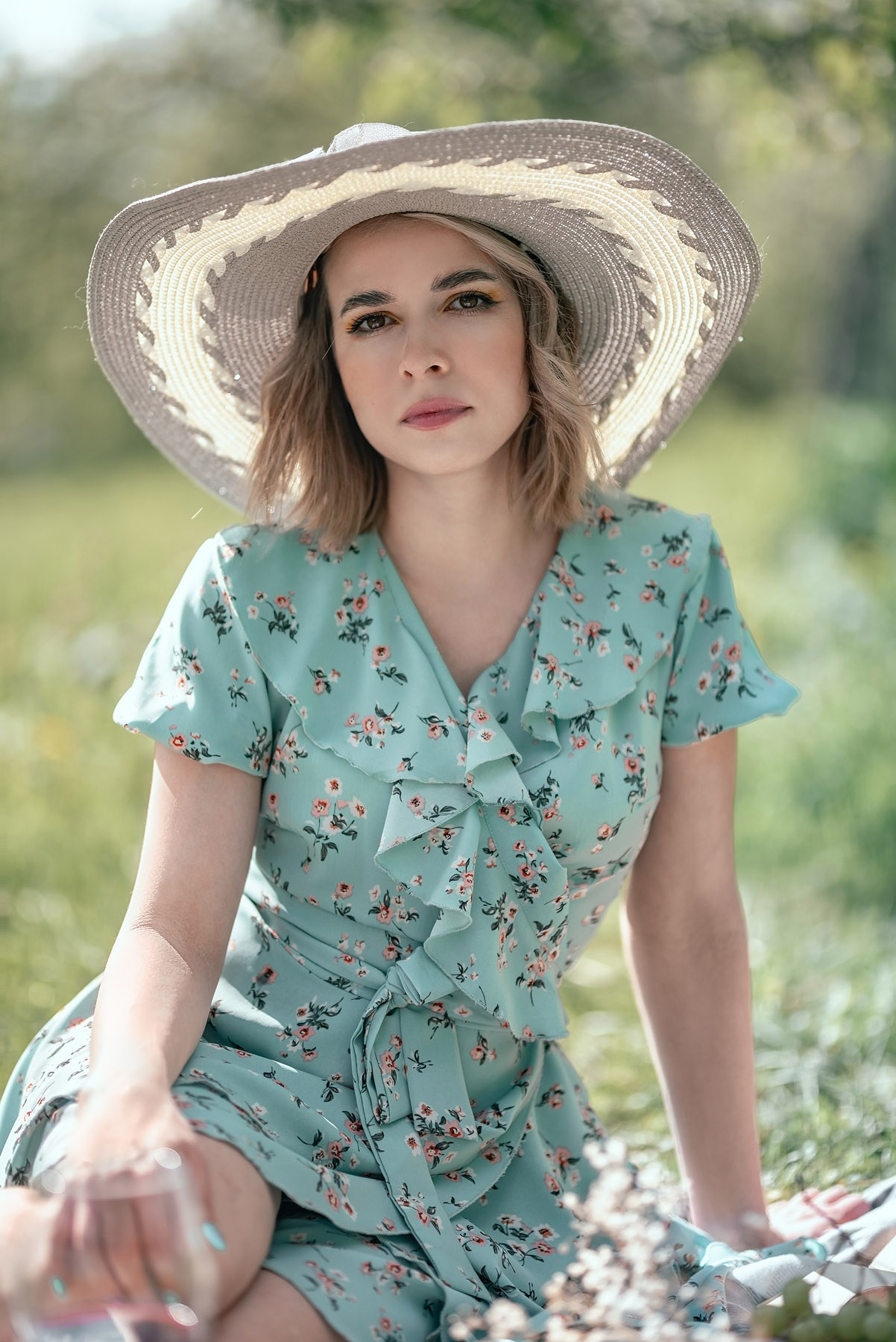 Алёна на пикнике. Свадебный и семейный фотограф в Туле Ксения Сильвер