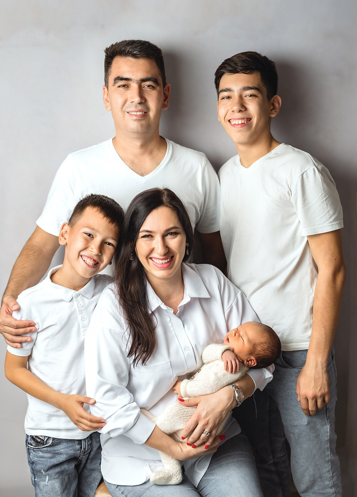 Семейные кадры. Фотограф новорождённых в Казани Нейля Гильмутдинова ньюборн