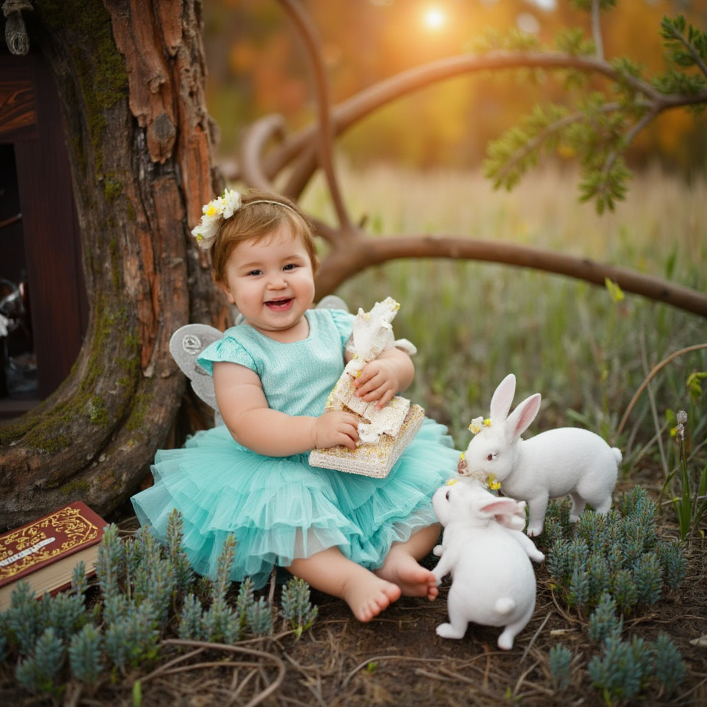 Фотосессия в Сказочном Лесу. Детская Фотостудия ГОДОВАСИКИ в Санкт-Петербурге фотосесия на годик