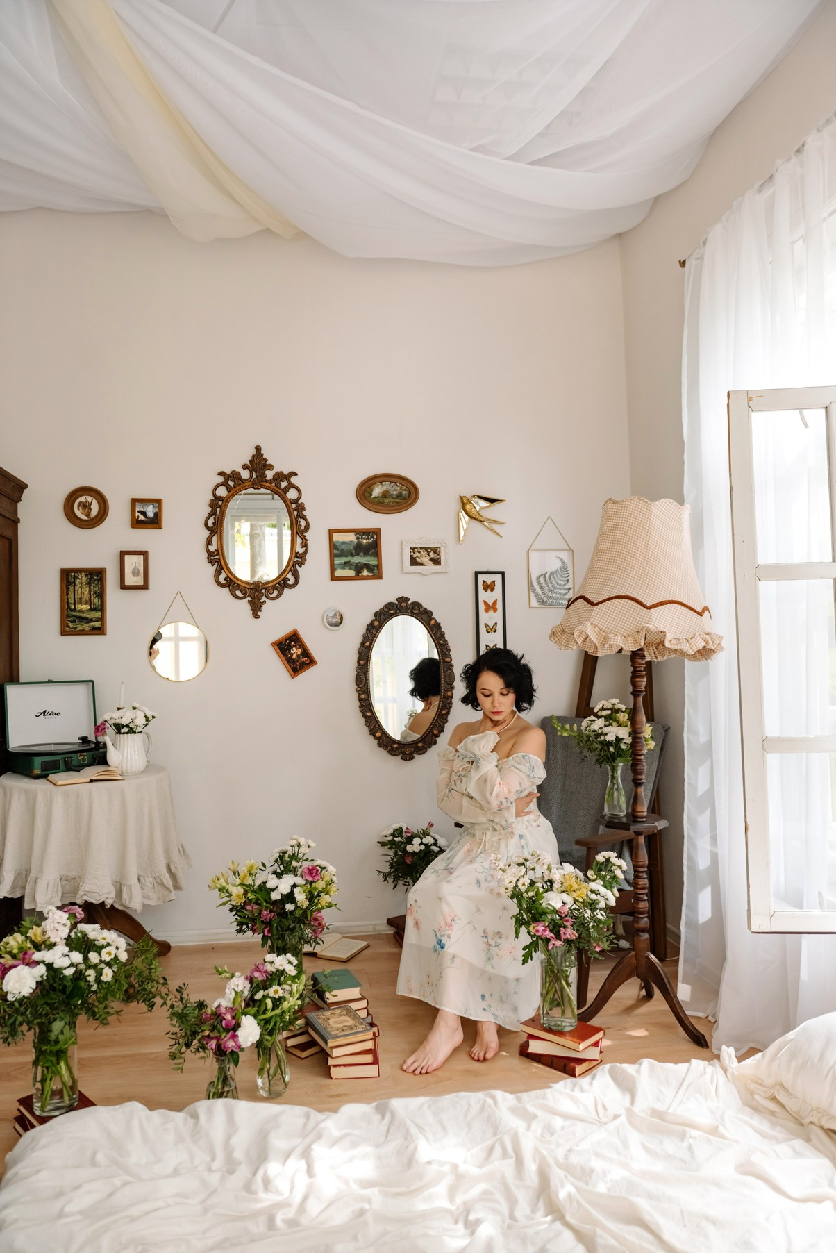 Индивидуальная. Балкон с цветами. Свадебный и сеейный фотограф в Санкт-Петербурге Елена Худякова