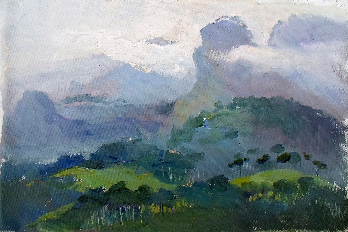 Пейзажи. Голивец Денис дальневосточный художник-творец в Санкт-Петербурге