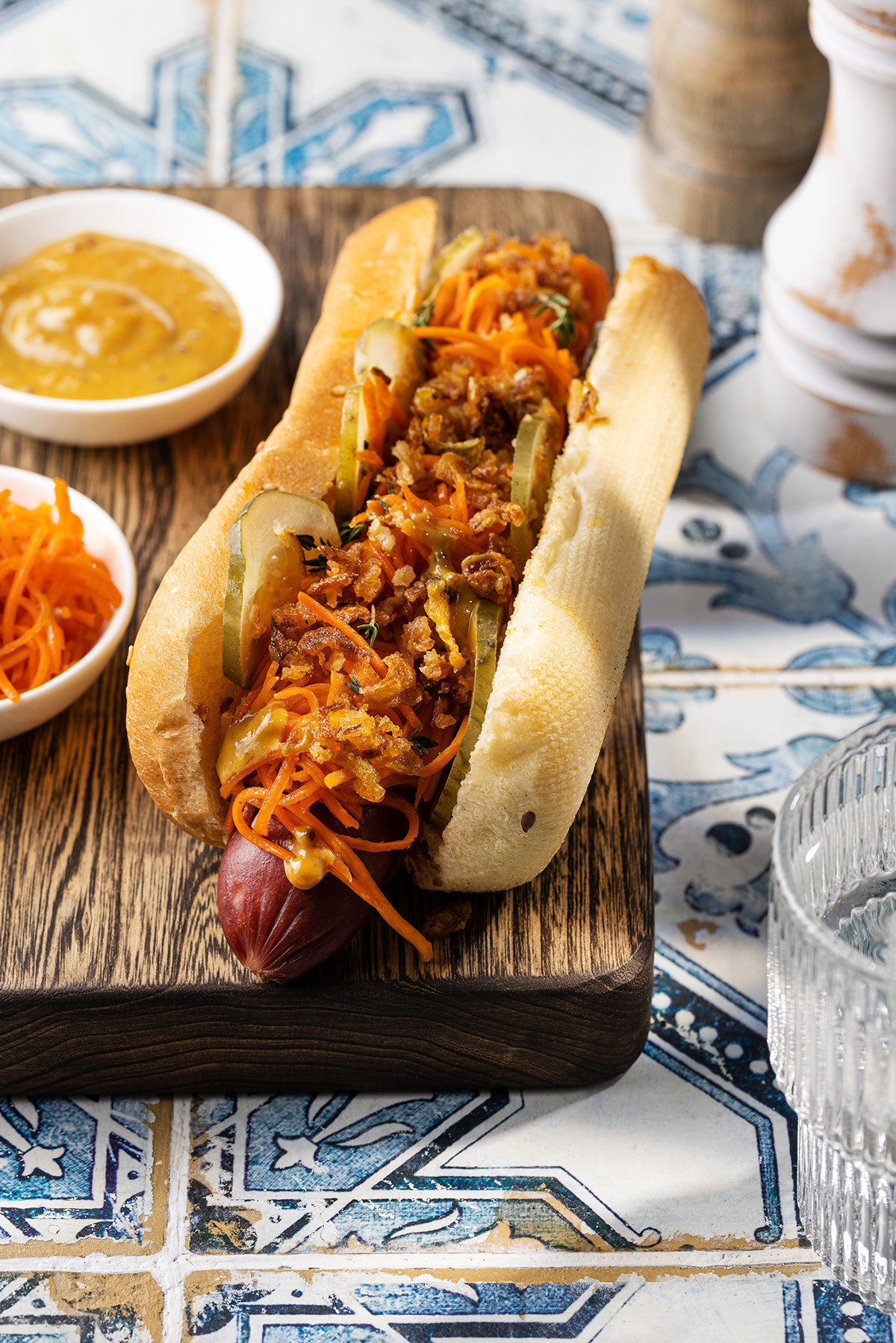 Hot dog. Юлия Космо — фуд-фотограф, предметный стилист, Москва