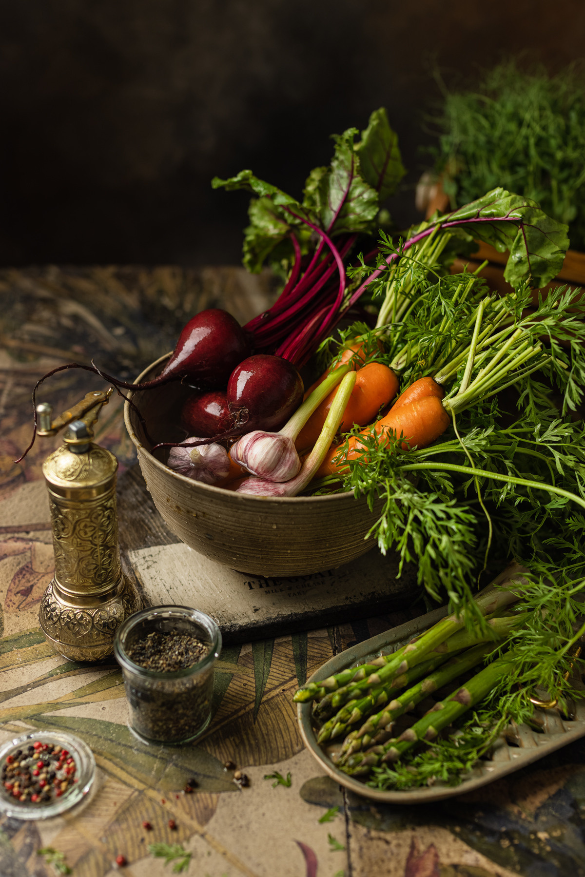 Овощи в стиле рустик. Юлия Космо — фуд-фотограф, предметный стилист, Москва