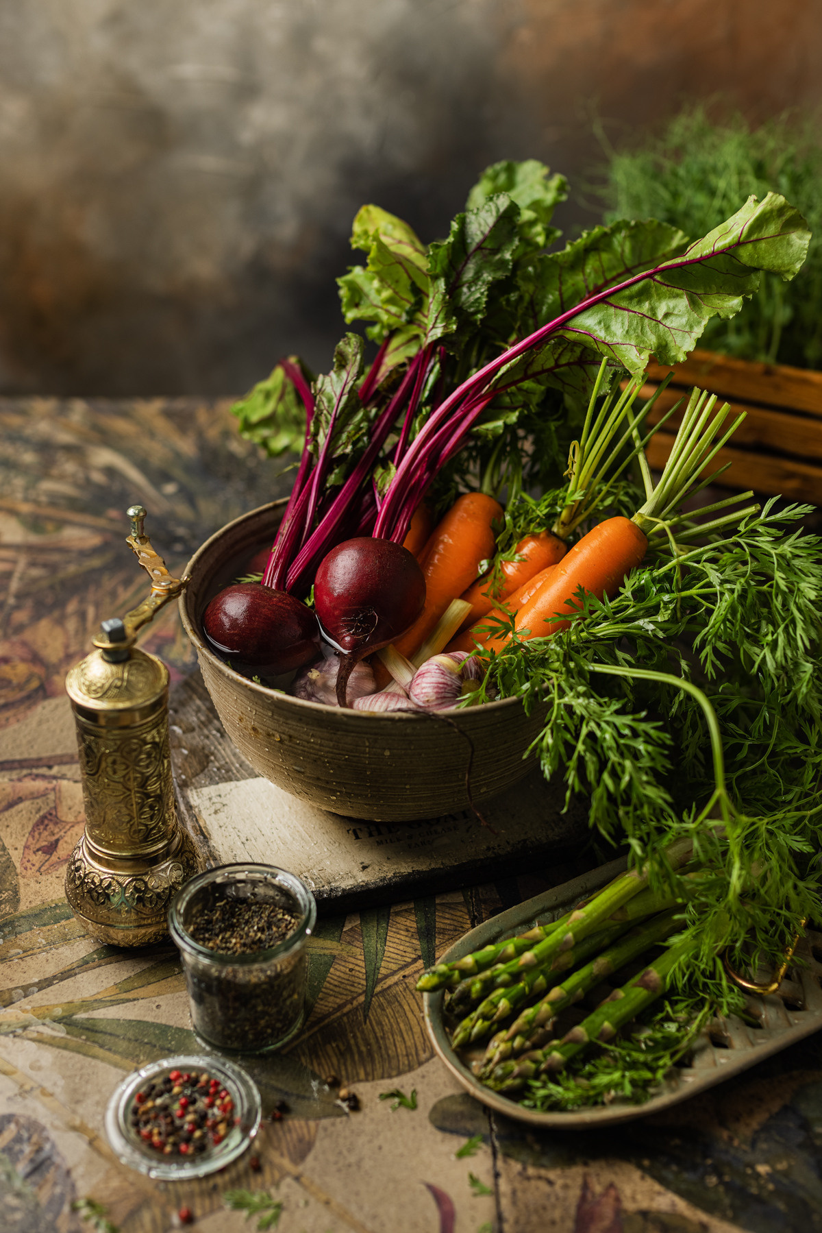 Овощи в стиле рустик. Юлия Космо — фуд-фотограф, предметный стилист, Москва