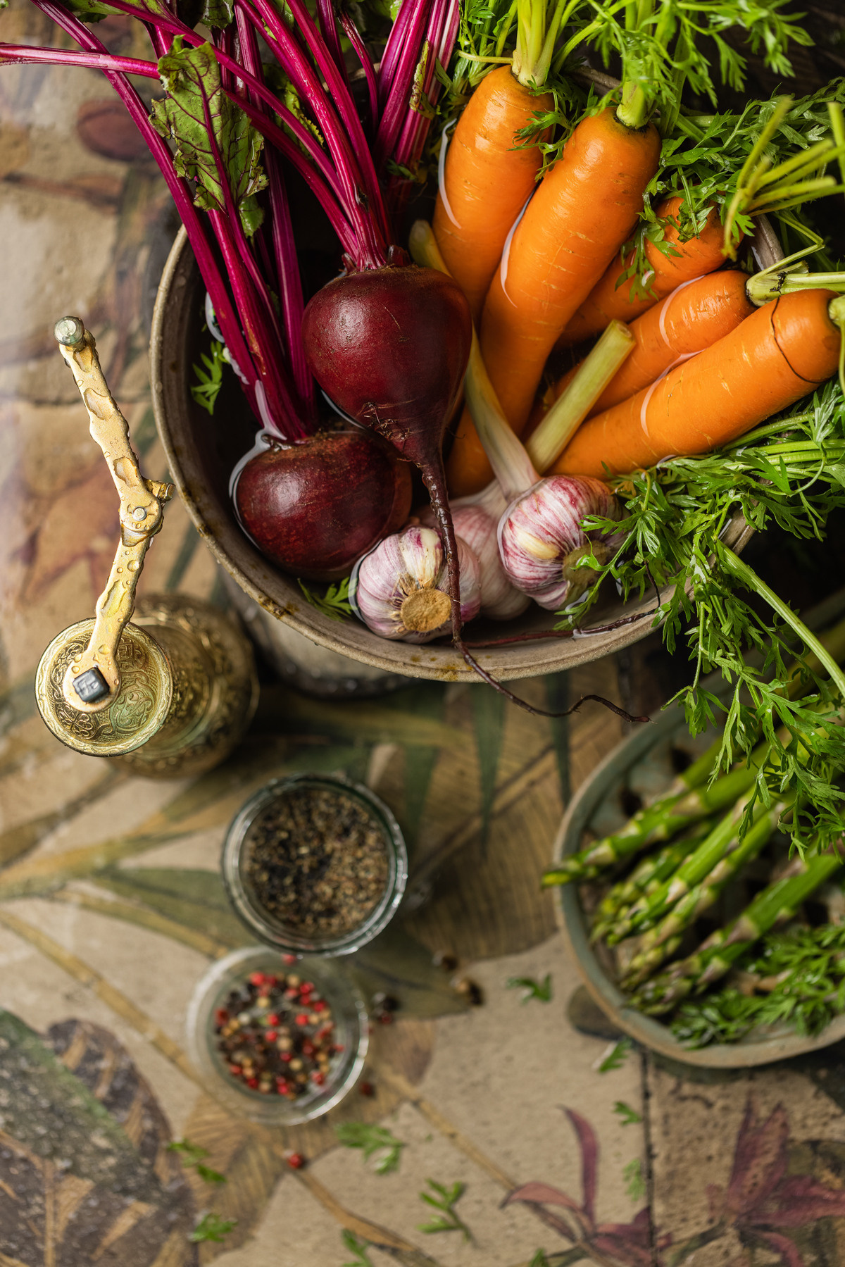 Овощи в стиле рустик. Юлия Космо — фуд-фотограф, предметный стилист, Москва