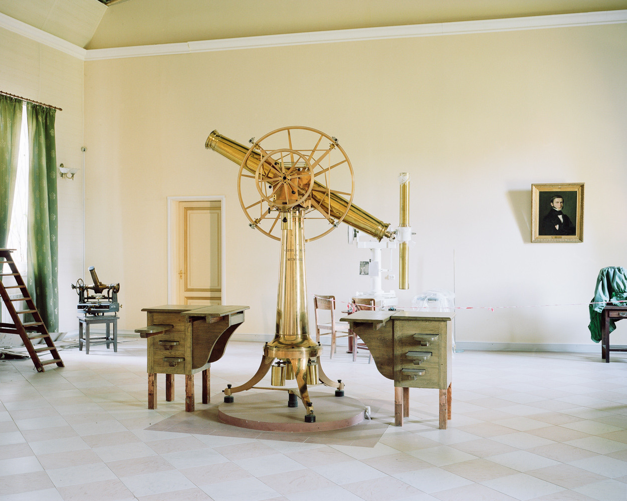 36. Вертикальный круг Эртеля-Струве в музее Пулково. Пулково, 2015