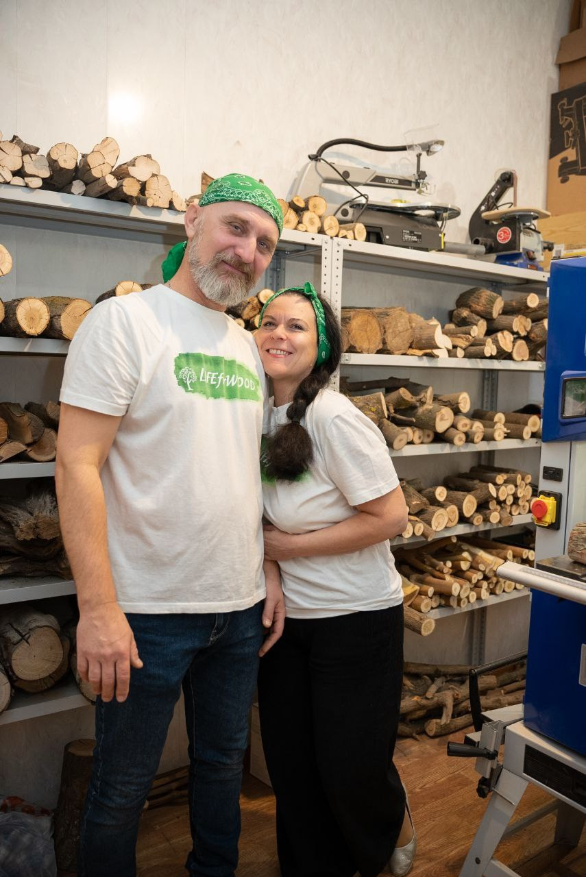 Съемка для мастерской «LIFEforWOOD» 📸+🎬. Видеограф / Фотограф  — Яна Спащанская