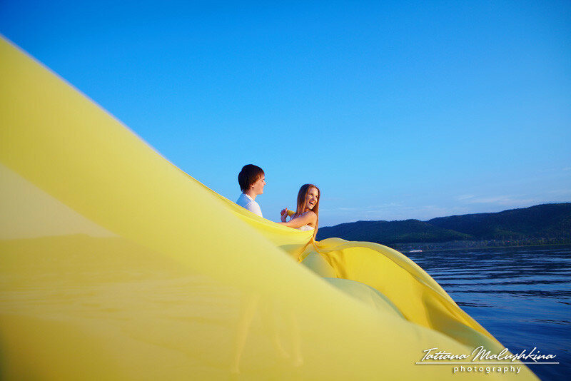 Фотосессия на Волге в Самаре. Фотограф Татьяна Малушкина