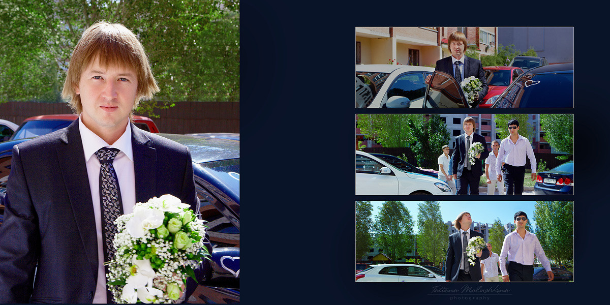 Свадебная фотокнига в Самаре. Фотограф Татьяна Малушкина