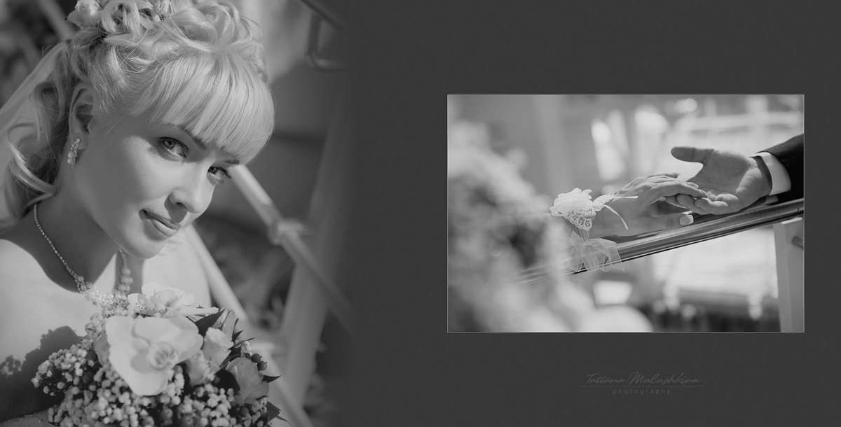 Свадебная фотокнига в Самаре. Фотограф Татьяна Малушкина