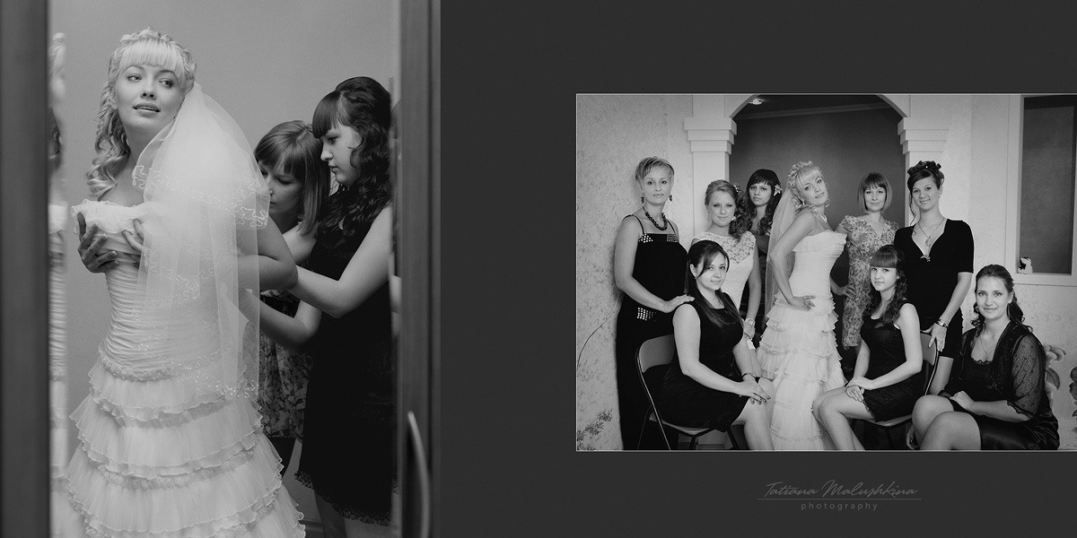 Свадебная фотокнига в Самаре. Фотограф Татьяна Малушкина