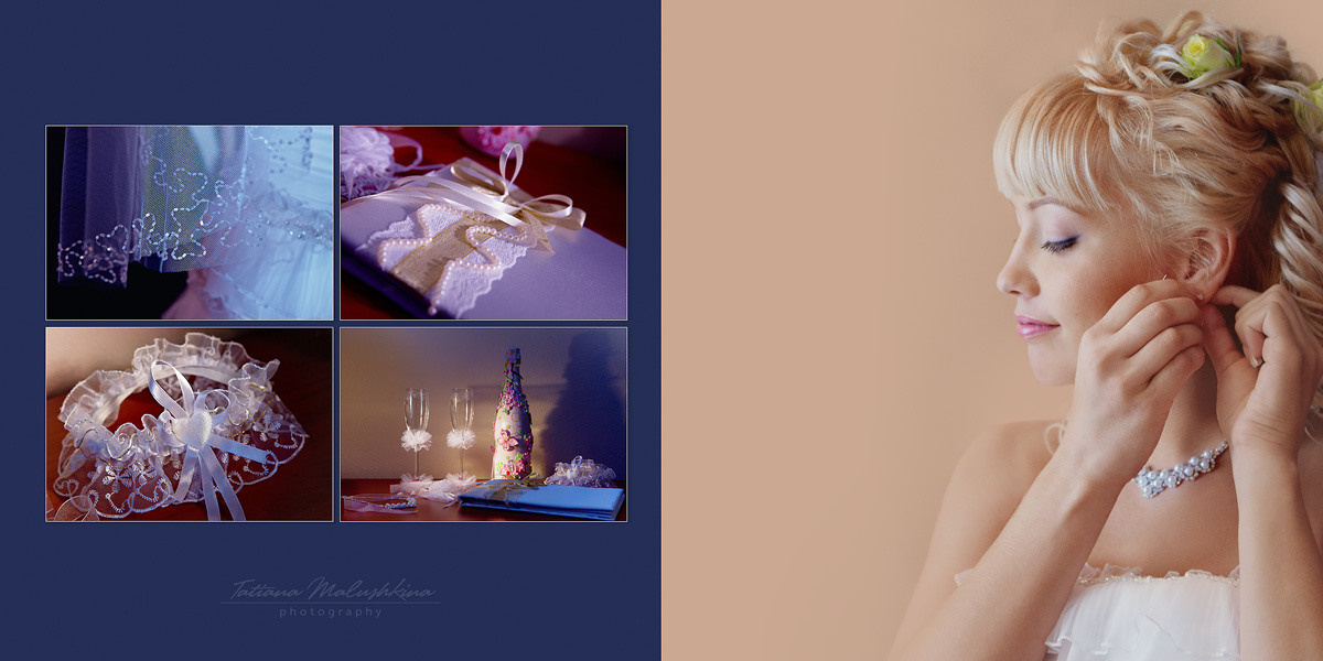Свадебная фотокнига в Самаре. Фотограф Татьяна Малушкина