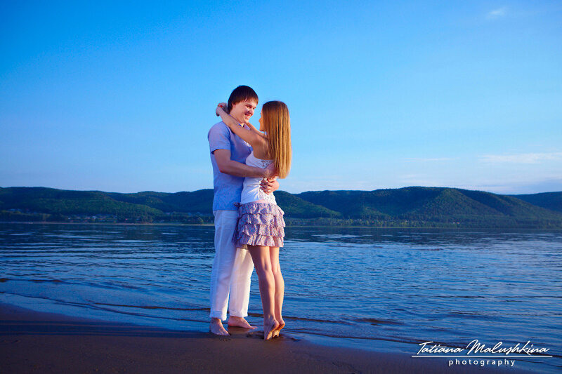 Фотосессия на Волге в Самаре. Фотограф Татьяна Малушкина