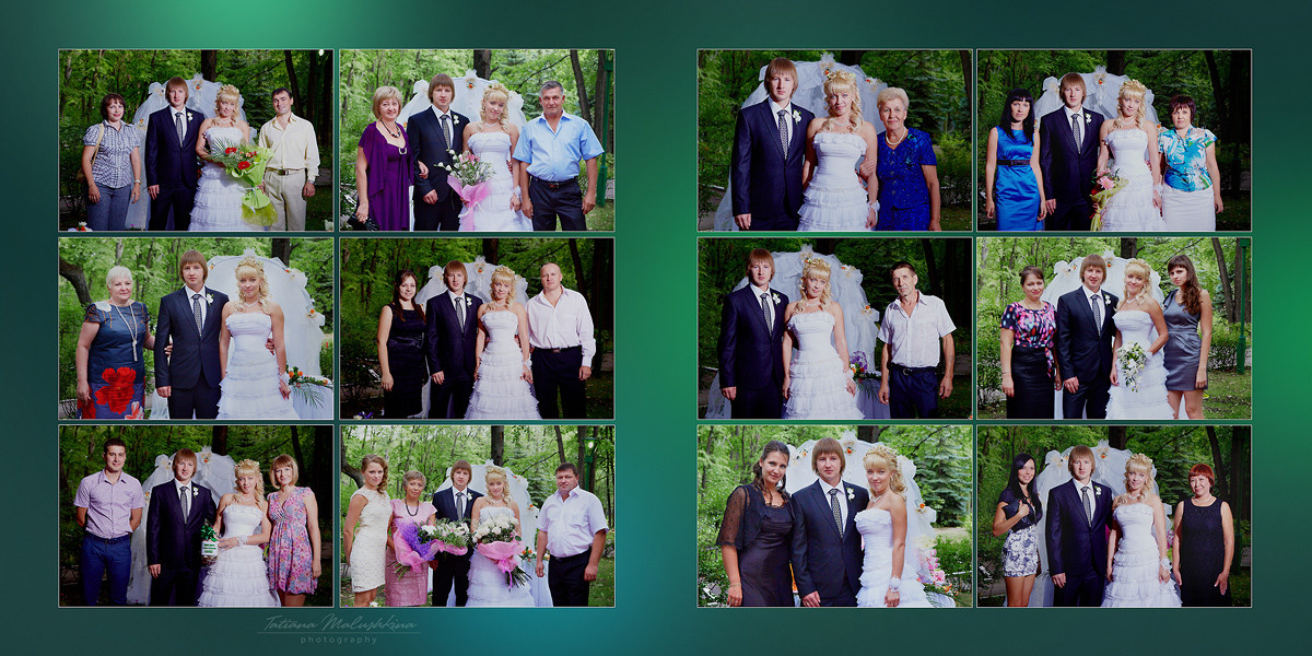 Свадебная фотокнига в Самаре. Фотограф Татьяна Малушкина