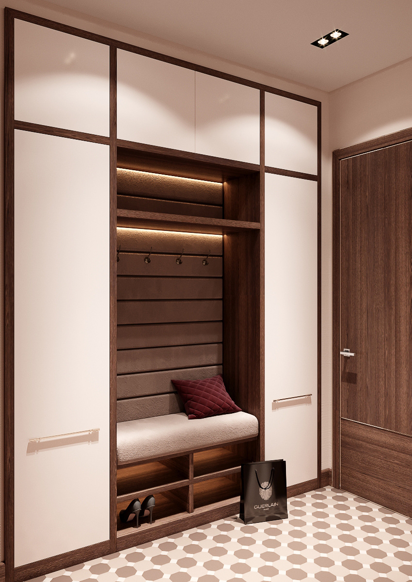 дизайн прихожей, современный интерьер