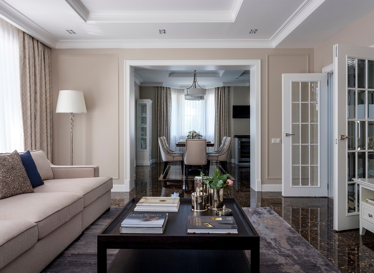 Дом в поселке Гайд парк. Дизайн интерьера в Москве