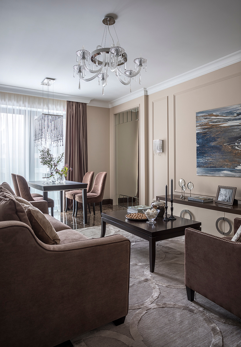 Дизайн квартиры в ЖК «Кристалл Хаус (Crystal House)»