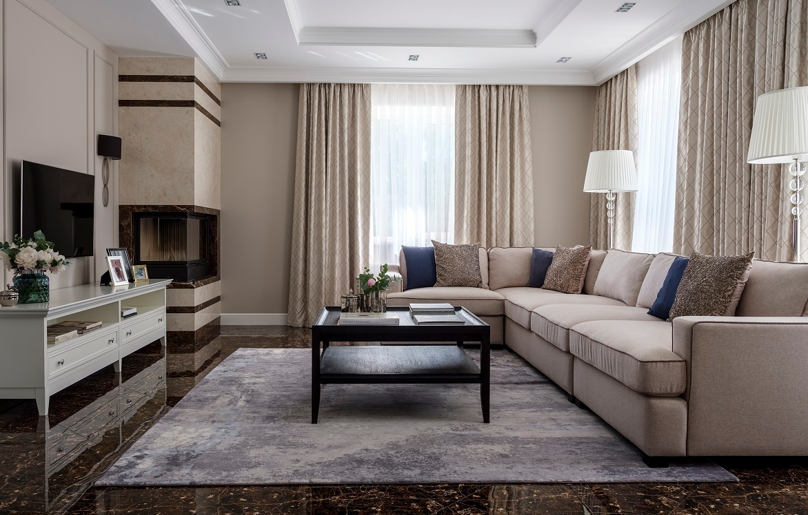 Дом в поселке Гайд парк. Дизайн интерьера в Москве