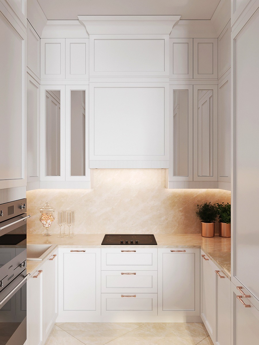 дизайн квартиры с высокими потолками