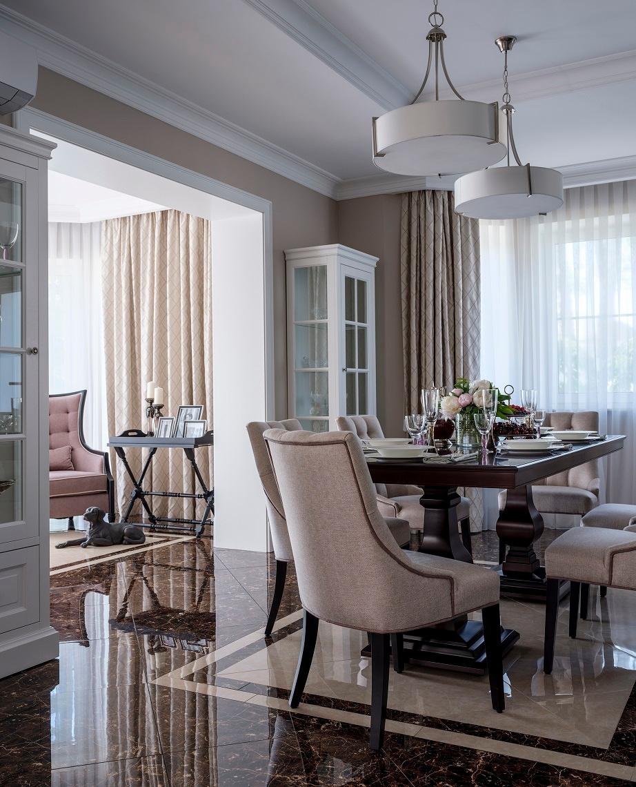 Дом в поселке Гайд парк. Дизайн интерьера в Москве