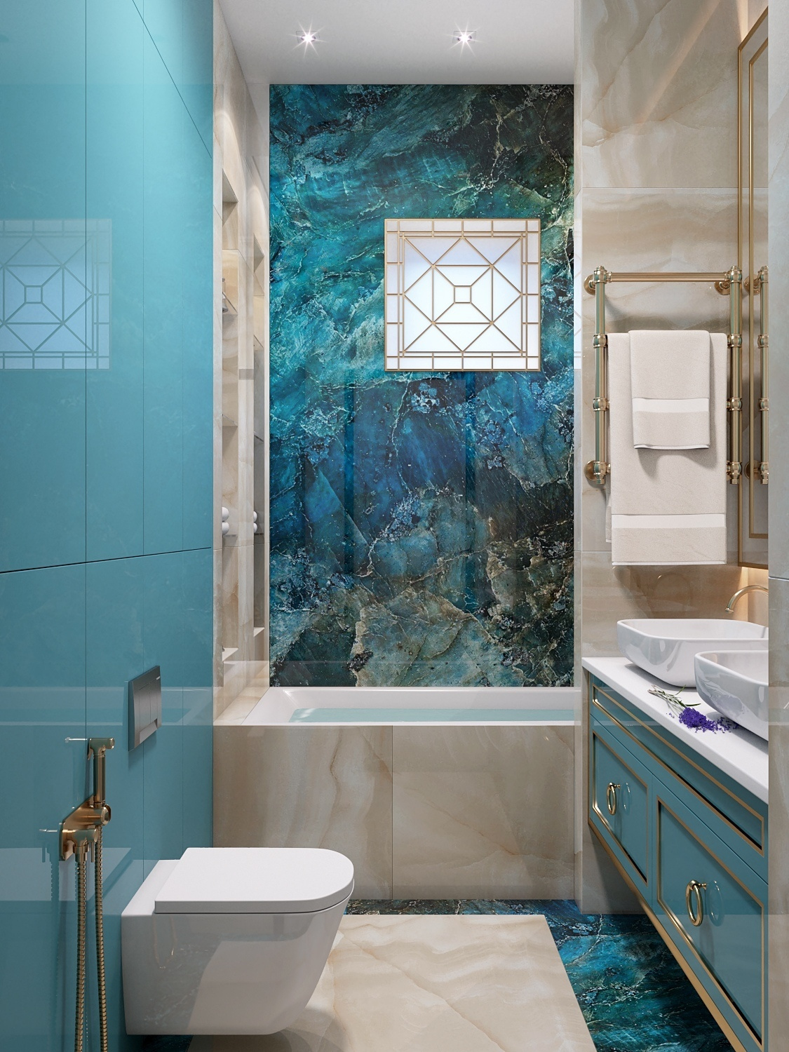 Красивая ванная