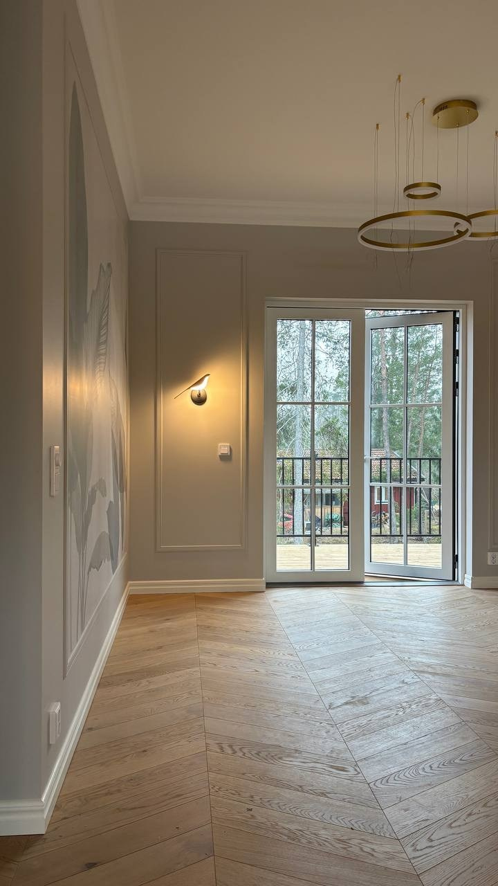 Design of a country house in Stockholm. Interior designer Stockholm