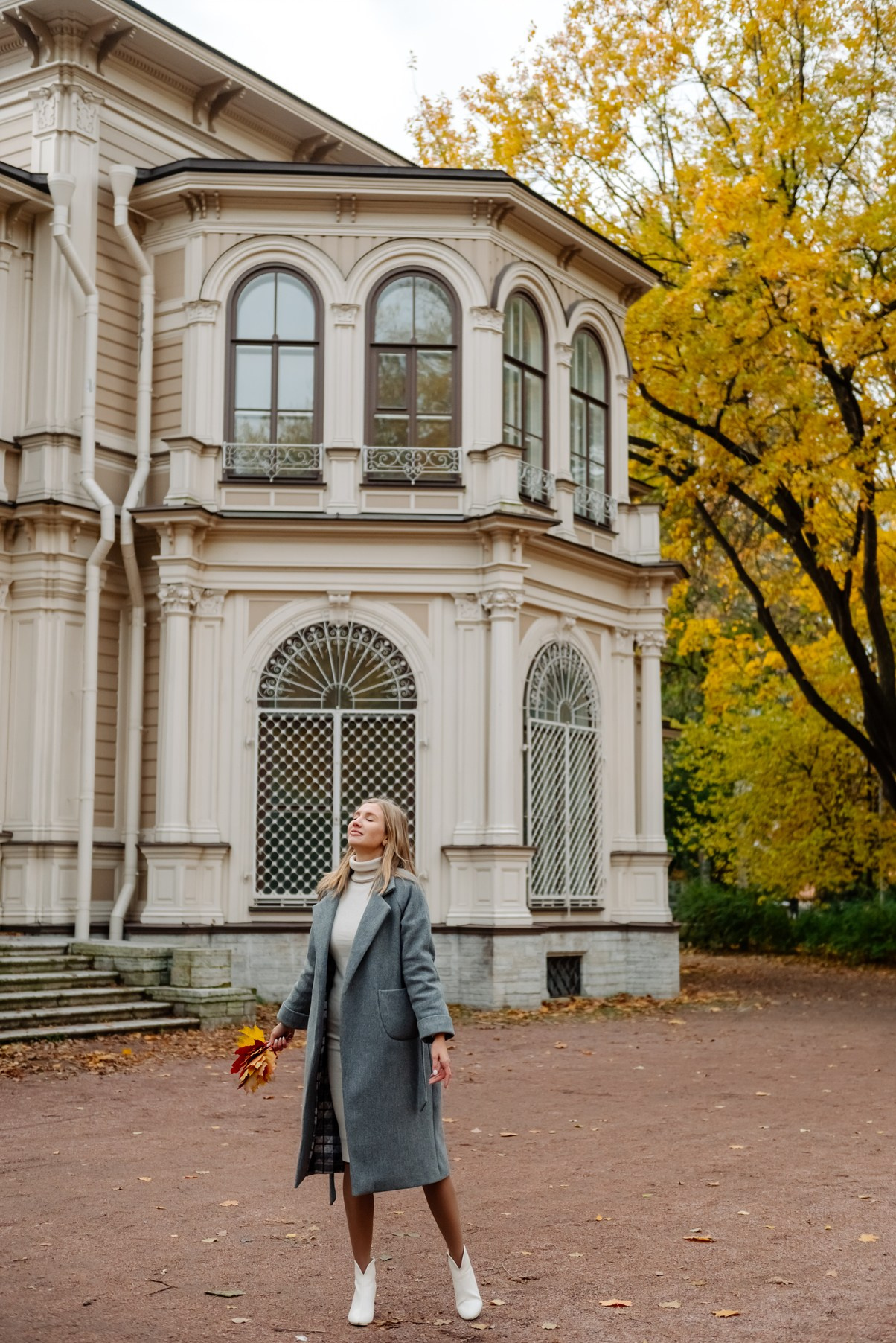 Осенняя фотосессия в Питере в Лопухинском саду. Свадебный и сеейный фотограф в Санкт-Петербурге Елена Худякова