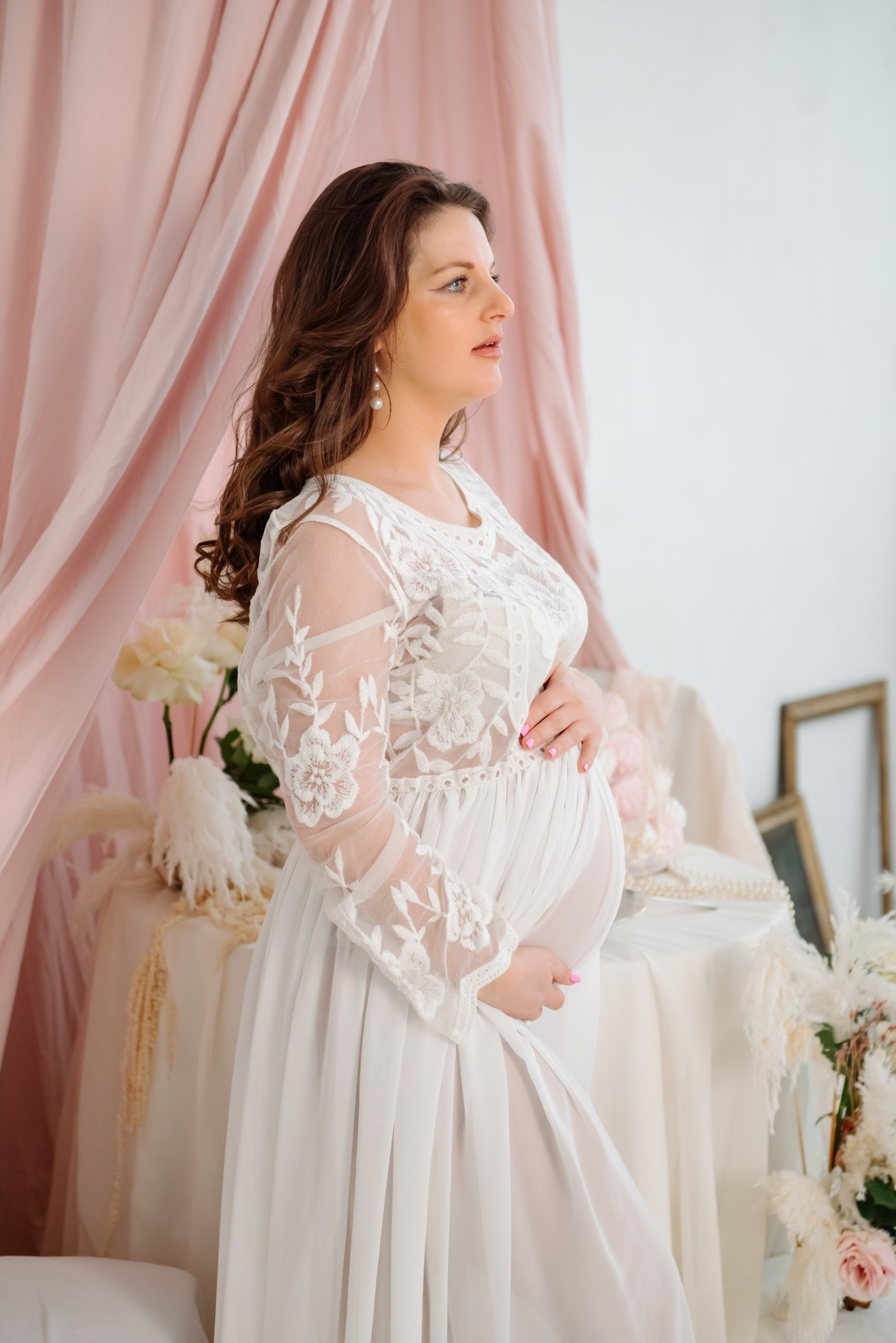 Беременность. Лена в цветах. Свадебный и сеейный фотограф в Санкт-Петербурге Елена Худякова