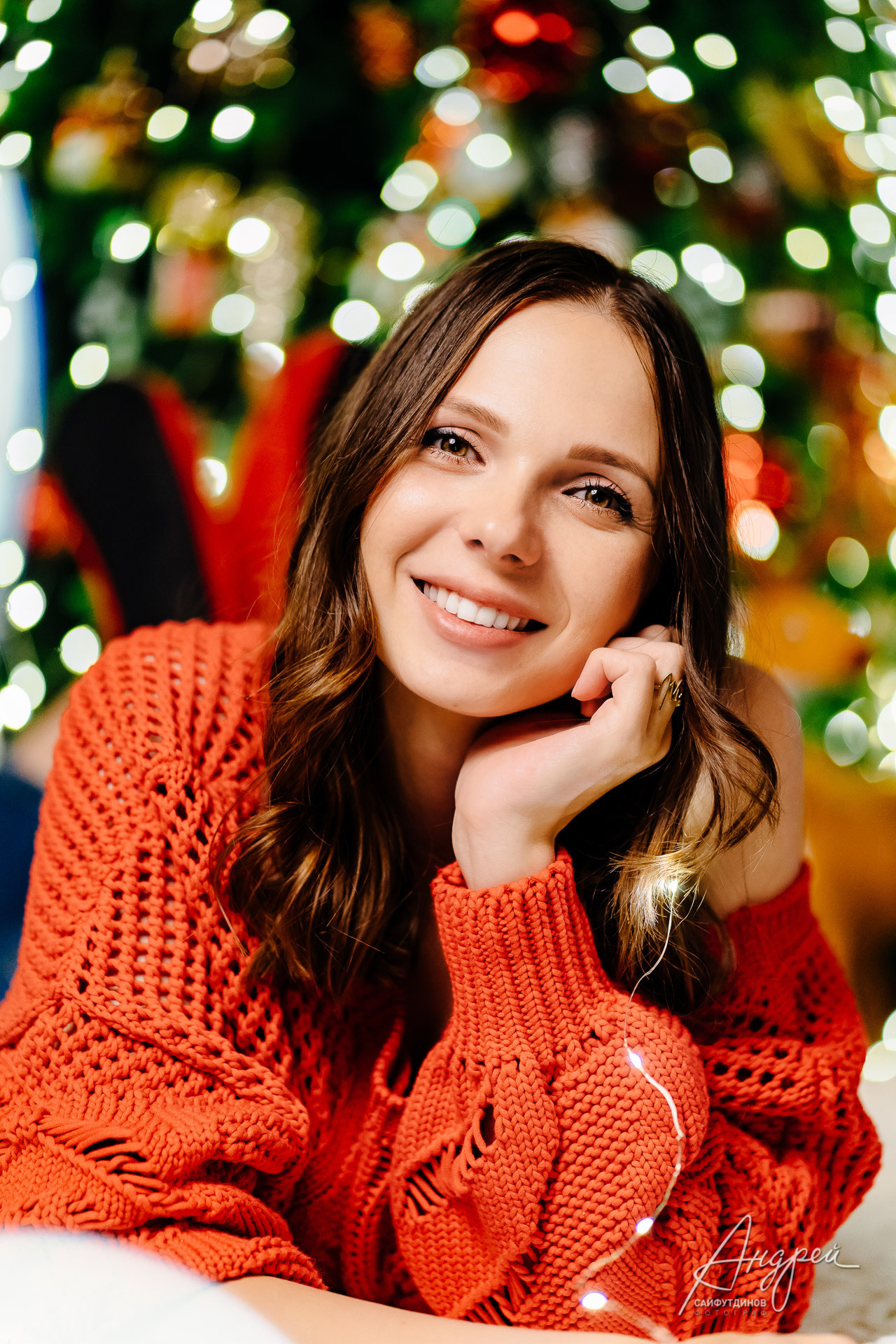 Домашняя новогодняя семейная фотосессия. Свадебный и семейный фотограф в Ростове-на-Дону. Андрей Сайфутдинов