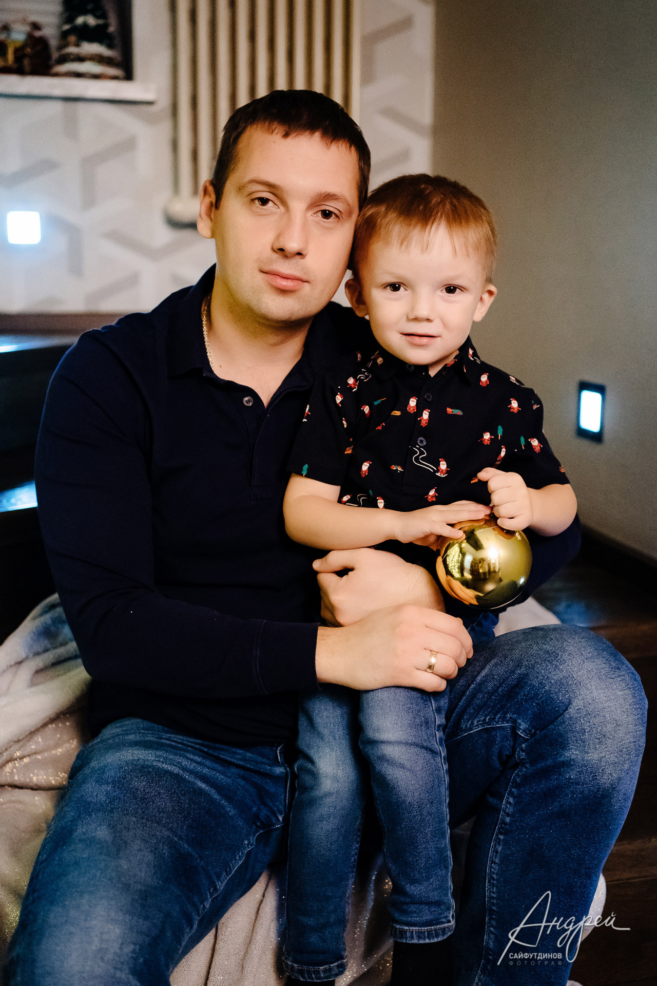 Домашняя новогодняя семейная фотосессия. Свадебный и семейный фотограф в Ростове-на-Дону. Андрей Сайфутдинов