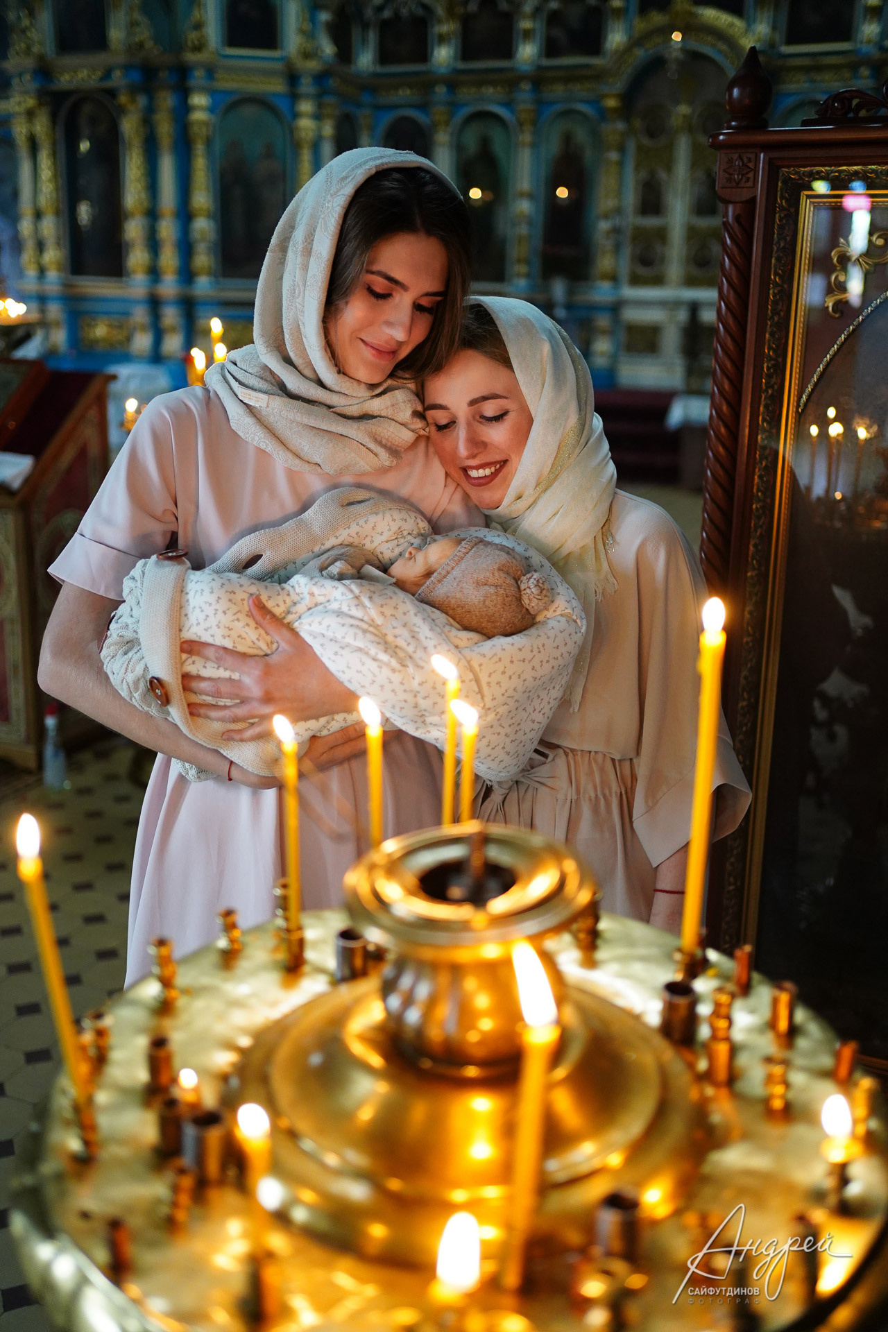 Крещение Александры. Свадебный и семейный фотограф в Ростове-на-Дону. Андрей Сайфутдинов