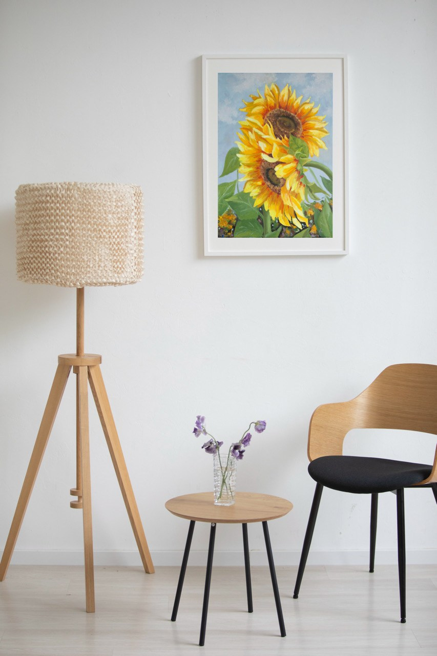 Купить Картину маслом на холсте в Саратове— Подсолнухи, художник Алёна Мосина