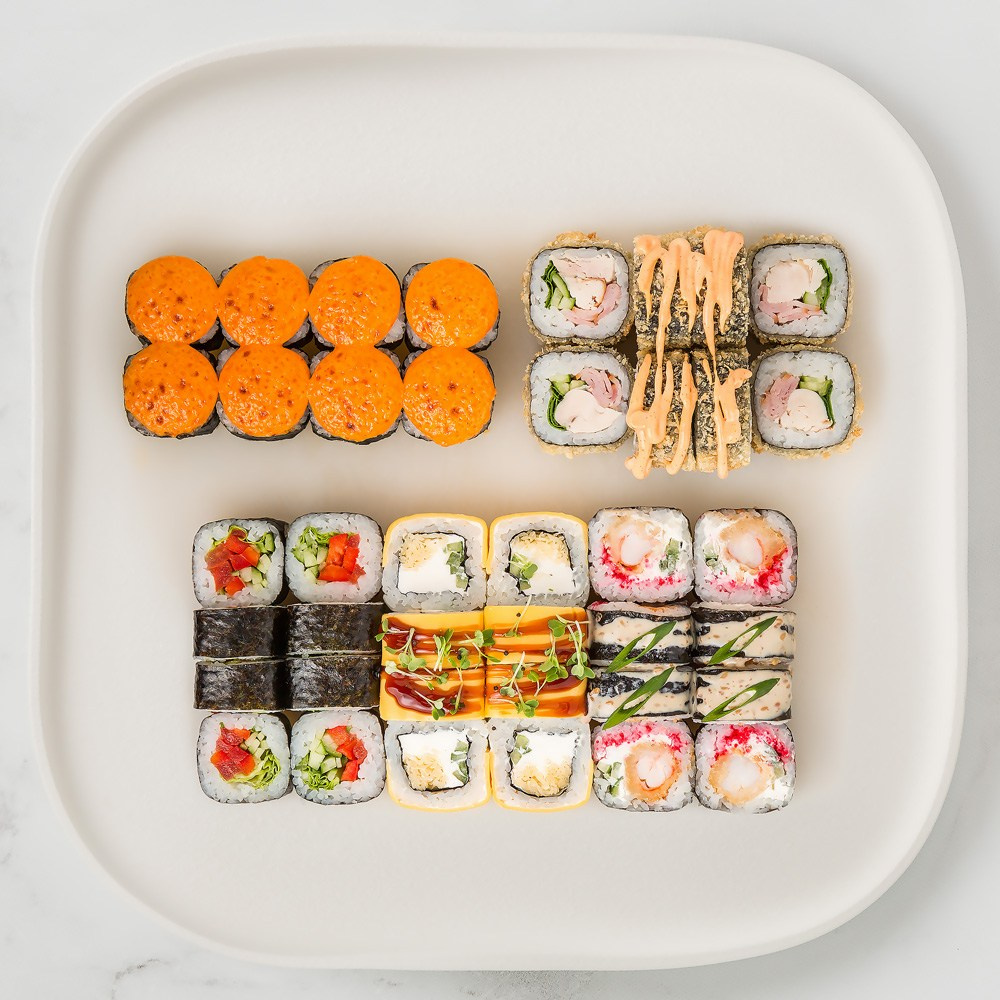 Съемка роллов для доставки | Фуд фотограф Воронеж