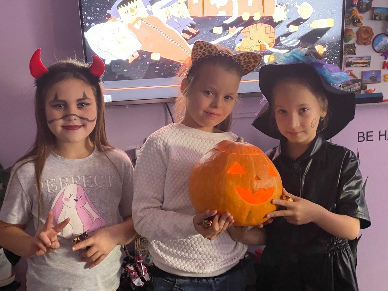 Весёлый праздник в нашей языковой школе. LinguaCentrePro