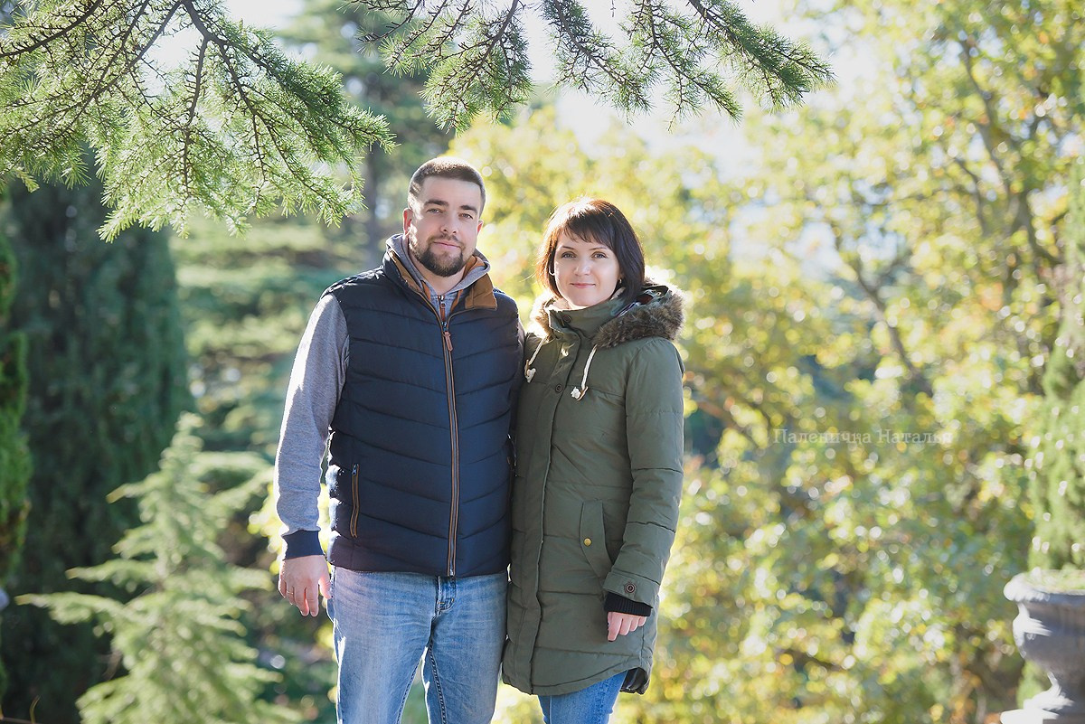 Семейная фотосессия в Форосе для двоих