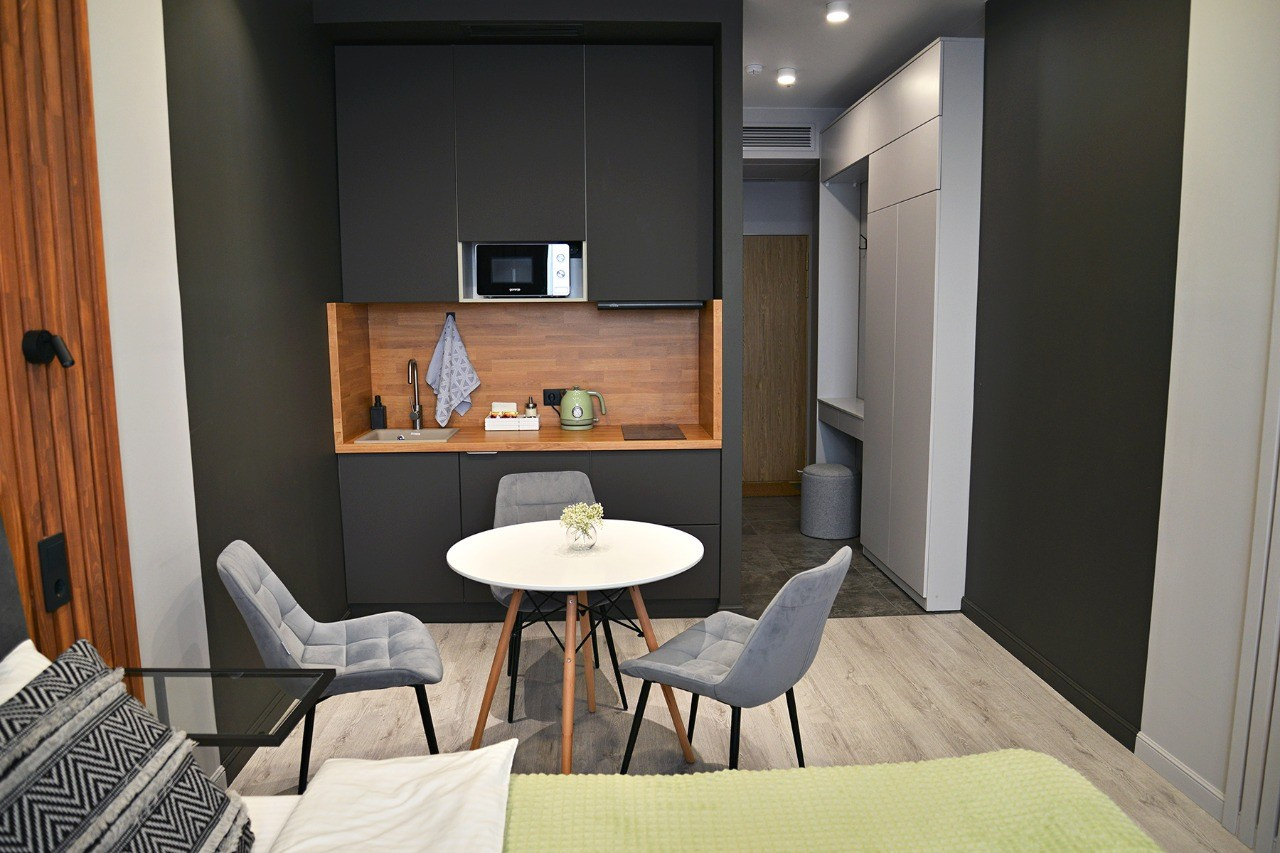 Апартменты в Нижнем Новгороде, 2021. 3D визуализация интерьера и архитектурной среды