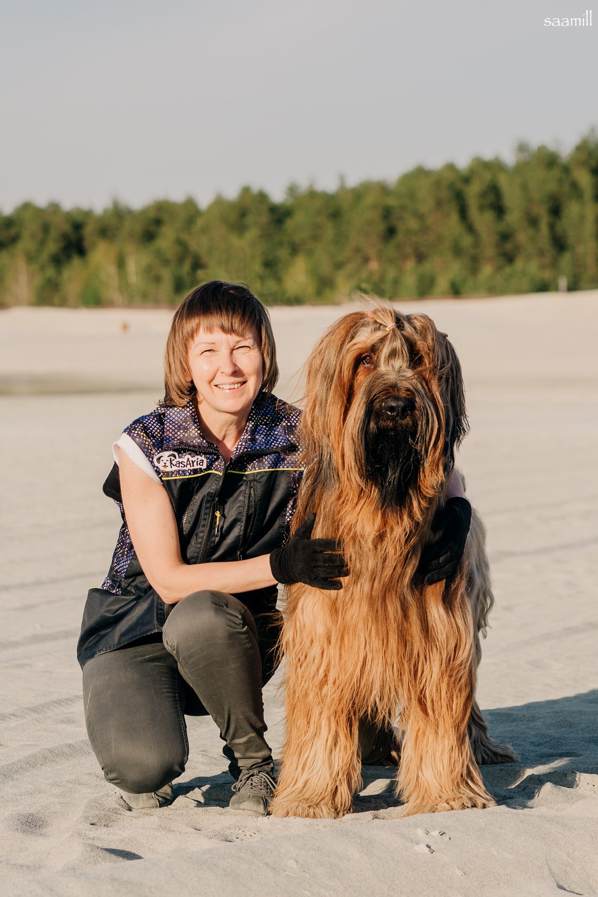 Life with dog. Saamill